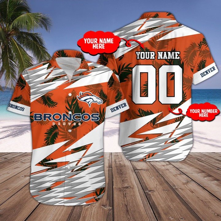 Denver Broncos Personalized Button Shirts Bg133