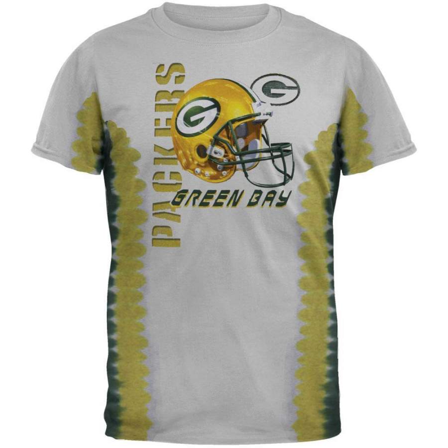 Green Bay Packers – Helmet Tie Dye T-Shirt