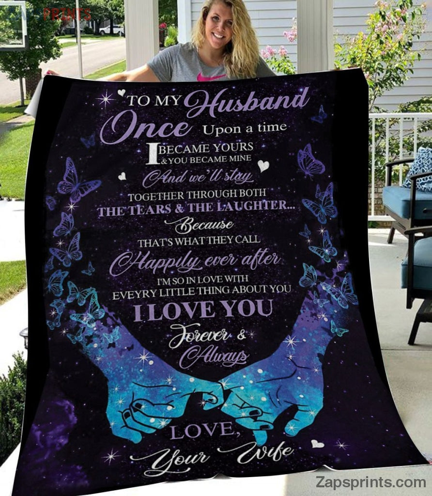 Gift For Husband – To My Husband – Once Upon A Time – Blanket