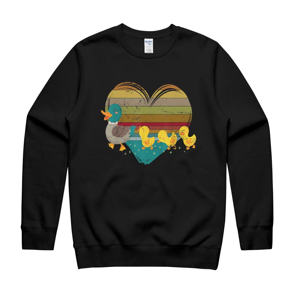 Water Bird Ducklings Farmer Gift Duck T-Shirt- Hoodie- Sweatshirt Crewneck Sweatshirt