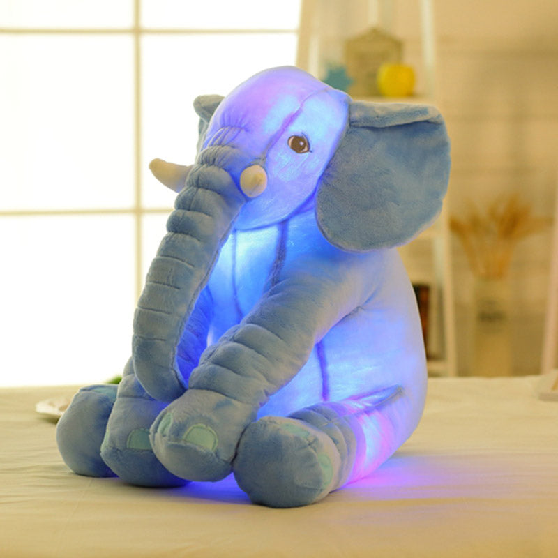 Luminous Elephant Plush Pillow