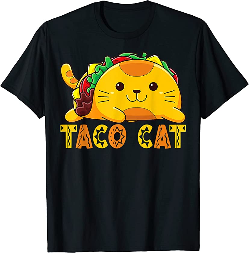 Tacocat Mexican Taco Cat Cinco De Mayo T-Shirt