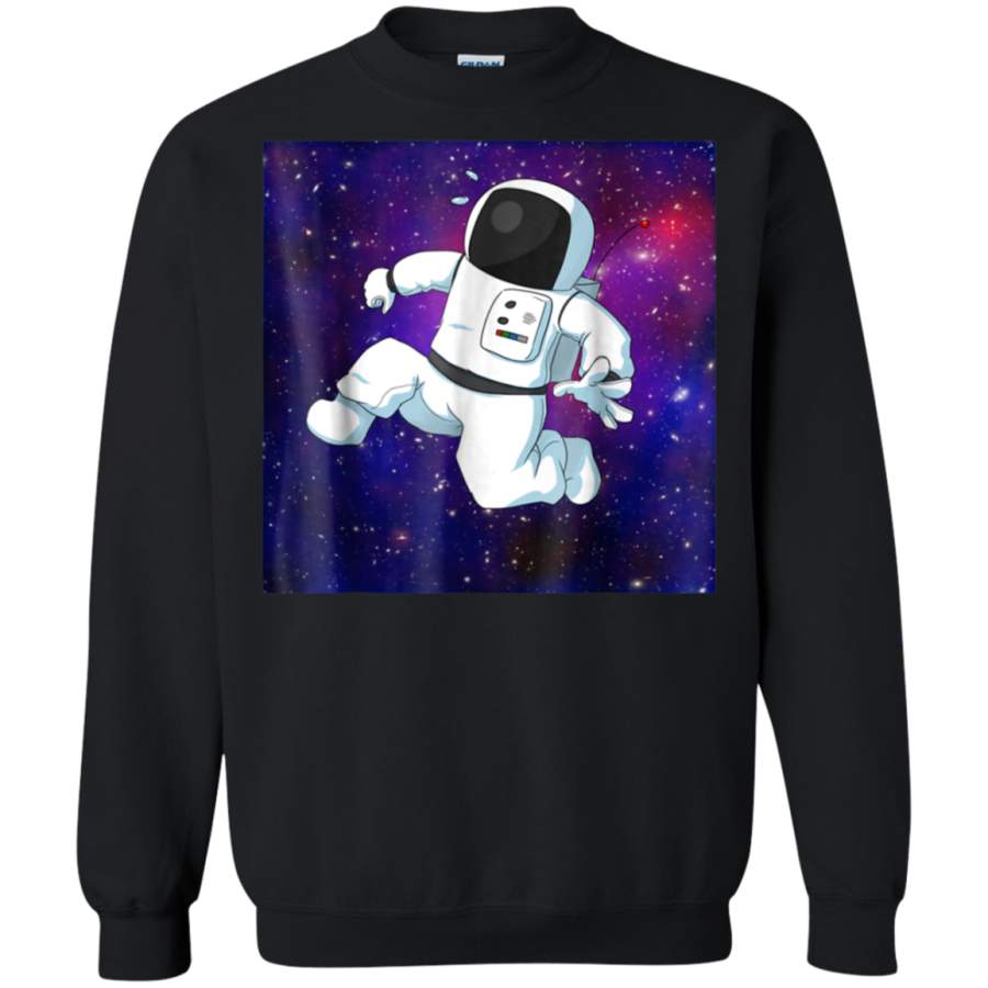 AGR Lost in Space Funny Intergalactic Astronaut T-shirt G180 Gildan Crewneck Pullover Sweatshirt  8 oz.