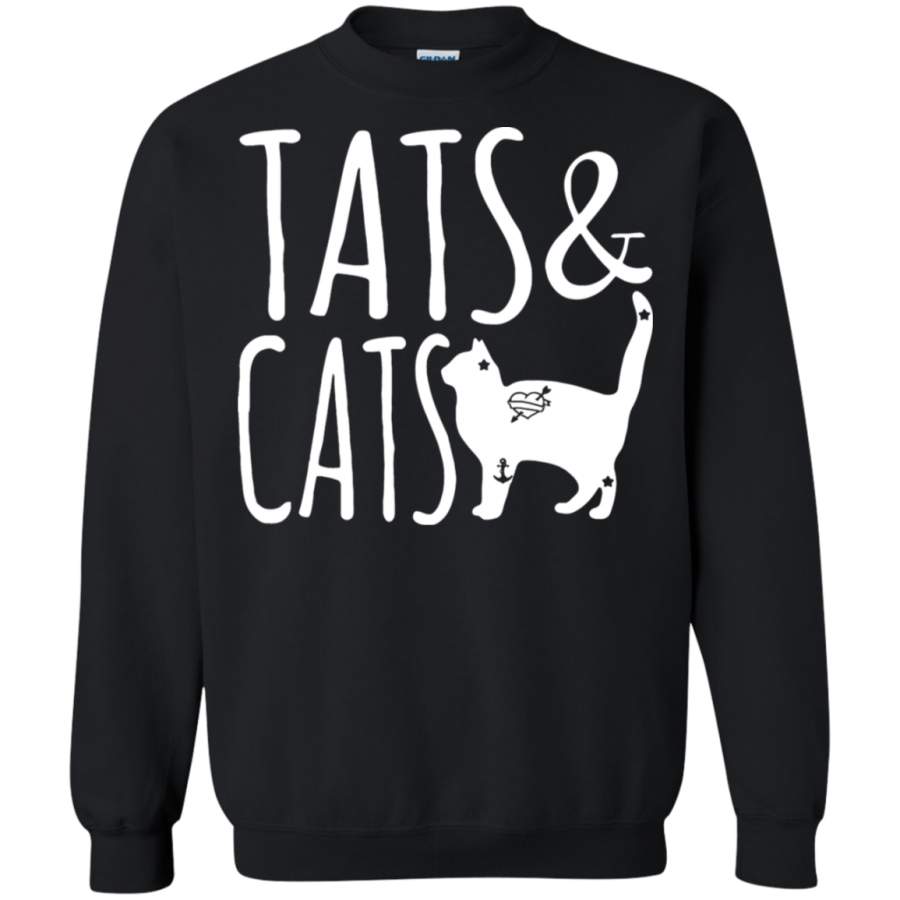 AGR Tats And Cats Tattoo Animal Sweatshirt