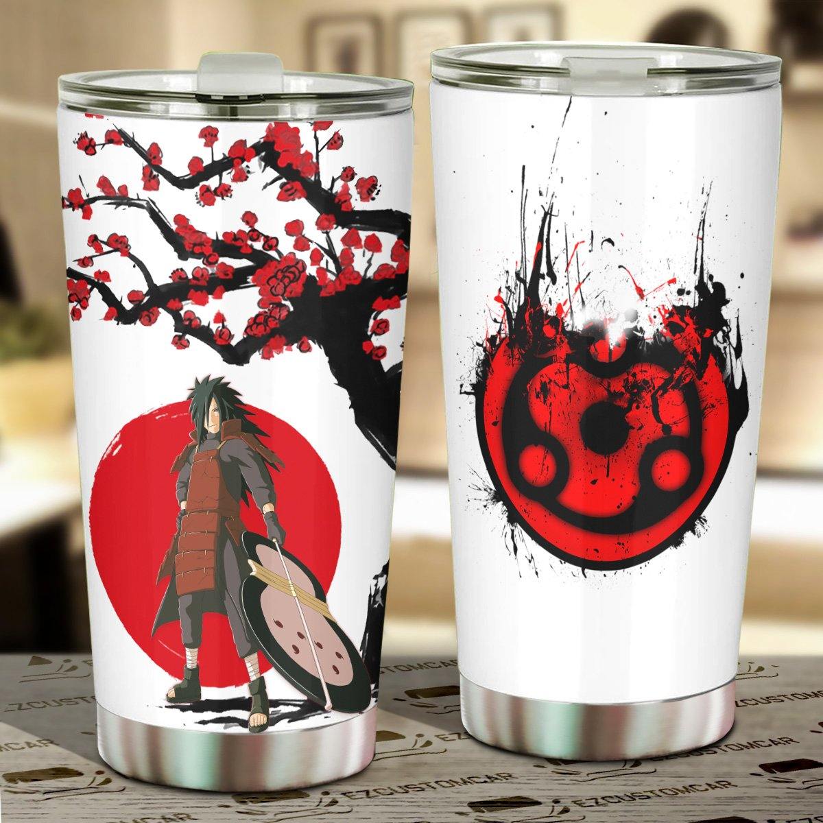 Madara Stainless Steel Tumbler Japan Style Naruto Anime Car Accessories