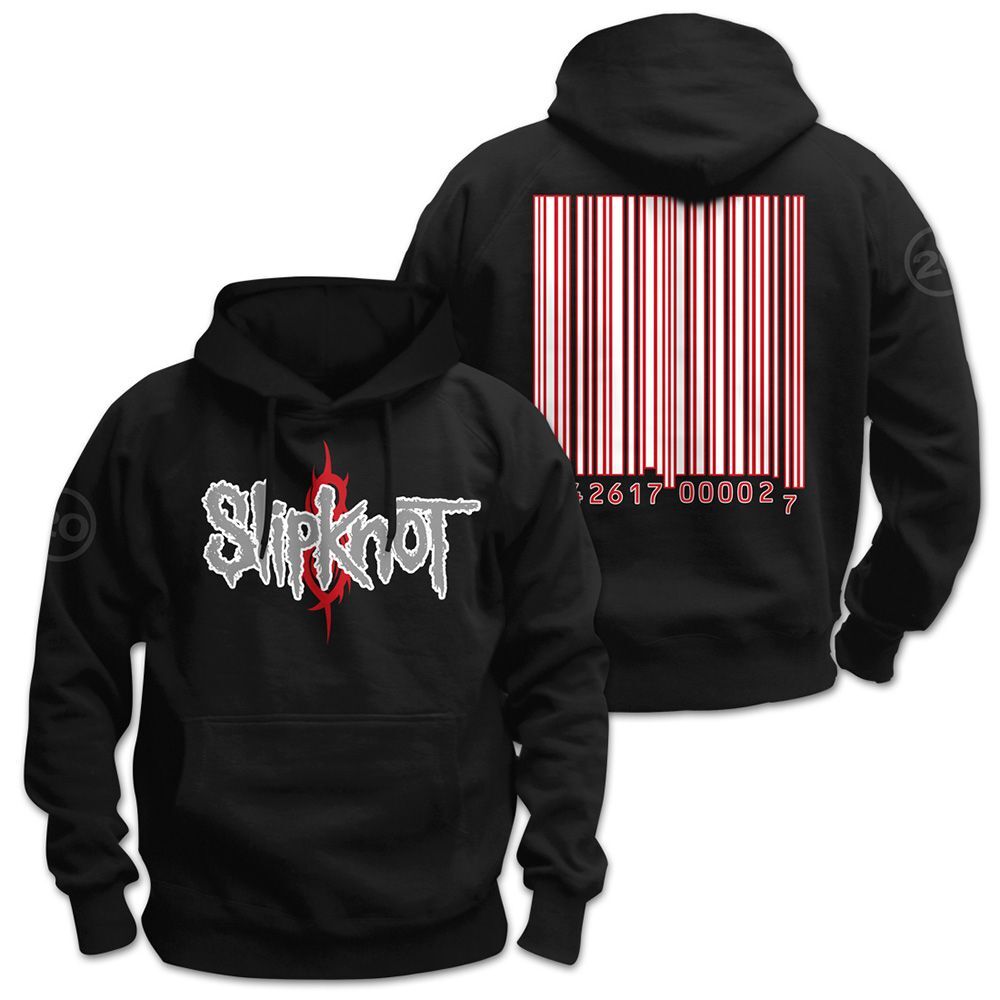 Slipknot 20Th Anniversary Barcode Hoodie