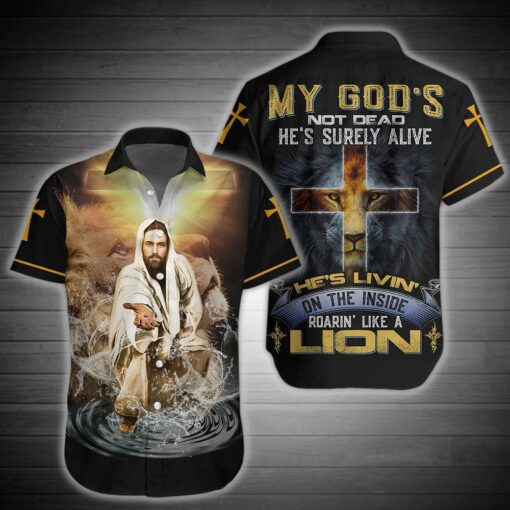 My God’S Is Not Dead – Christian Short Sleeve Shirt