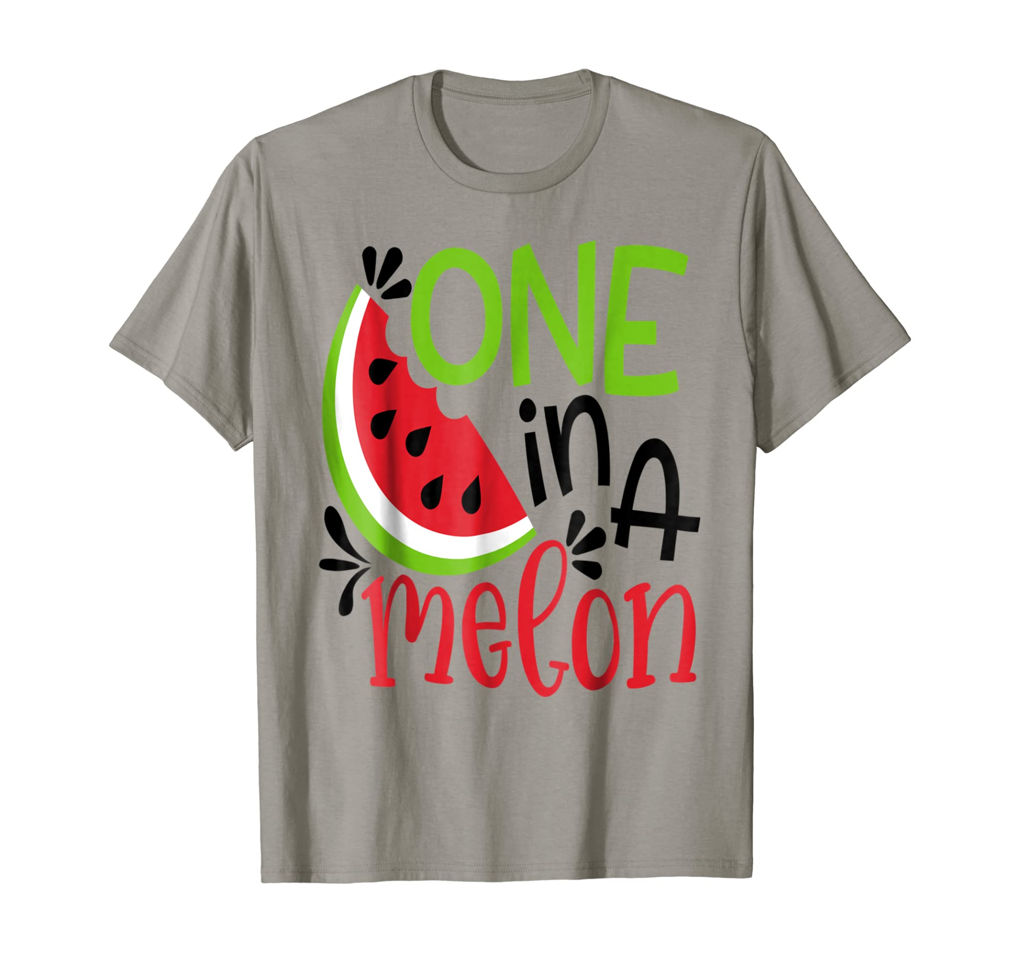 ONE IN A MELON CUTE FUN SUMMER WATERMELON T-SHIRT