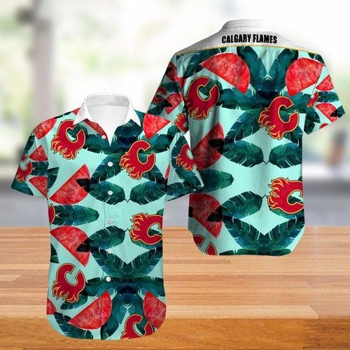 Calgary Flames  Hawaiian Shirt