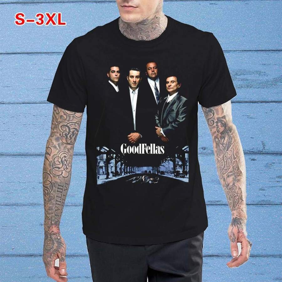 GOODFELLAS Movie Poster Ver. 1 Robert De Niro Men’s T-Shirt