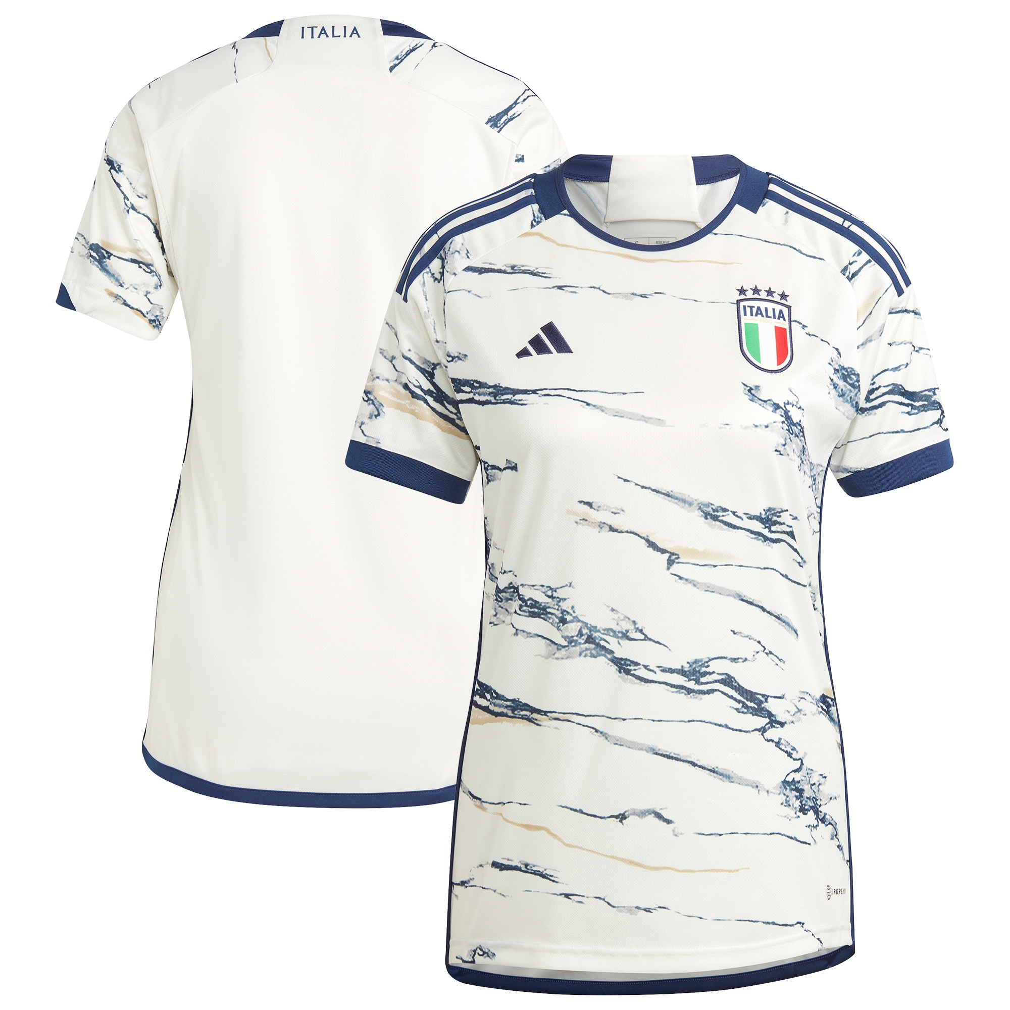 Italy National Team Women's 2023 Away Replica Jersey – White