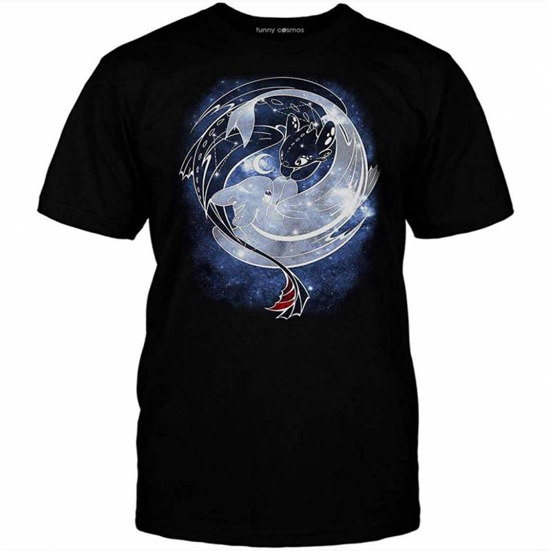 Night And Light Dragon Yinyang Yoga Meditation Fury Kids Cute T Shirt