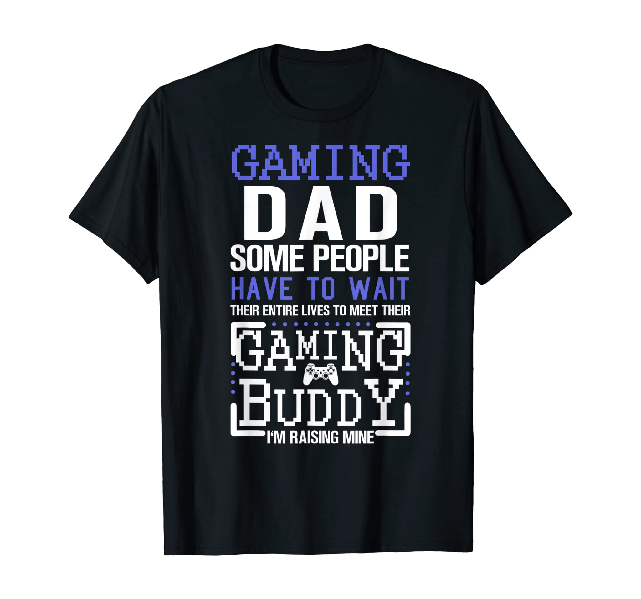 Mens Gaming Dad Funny Father Kid Matching T-shirt