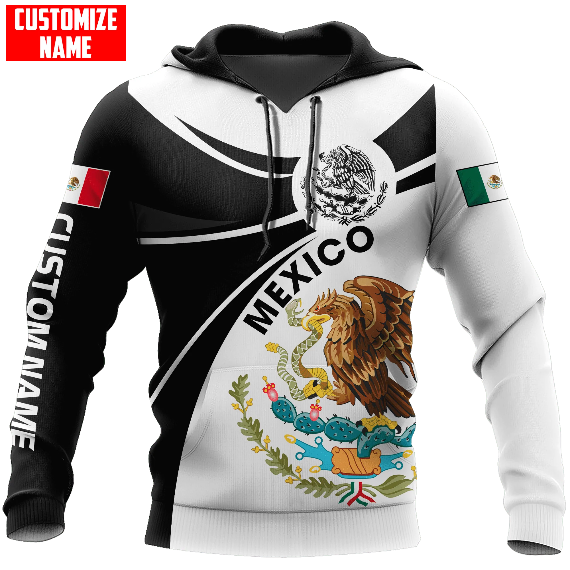 Personalized Mexico Men’S Hoodie, Mexican Women’S Hoodie, Eagle Mexico Hoodies