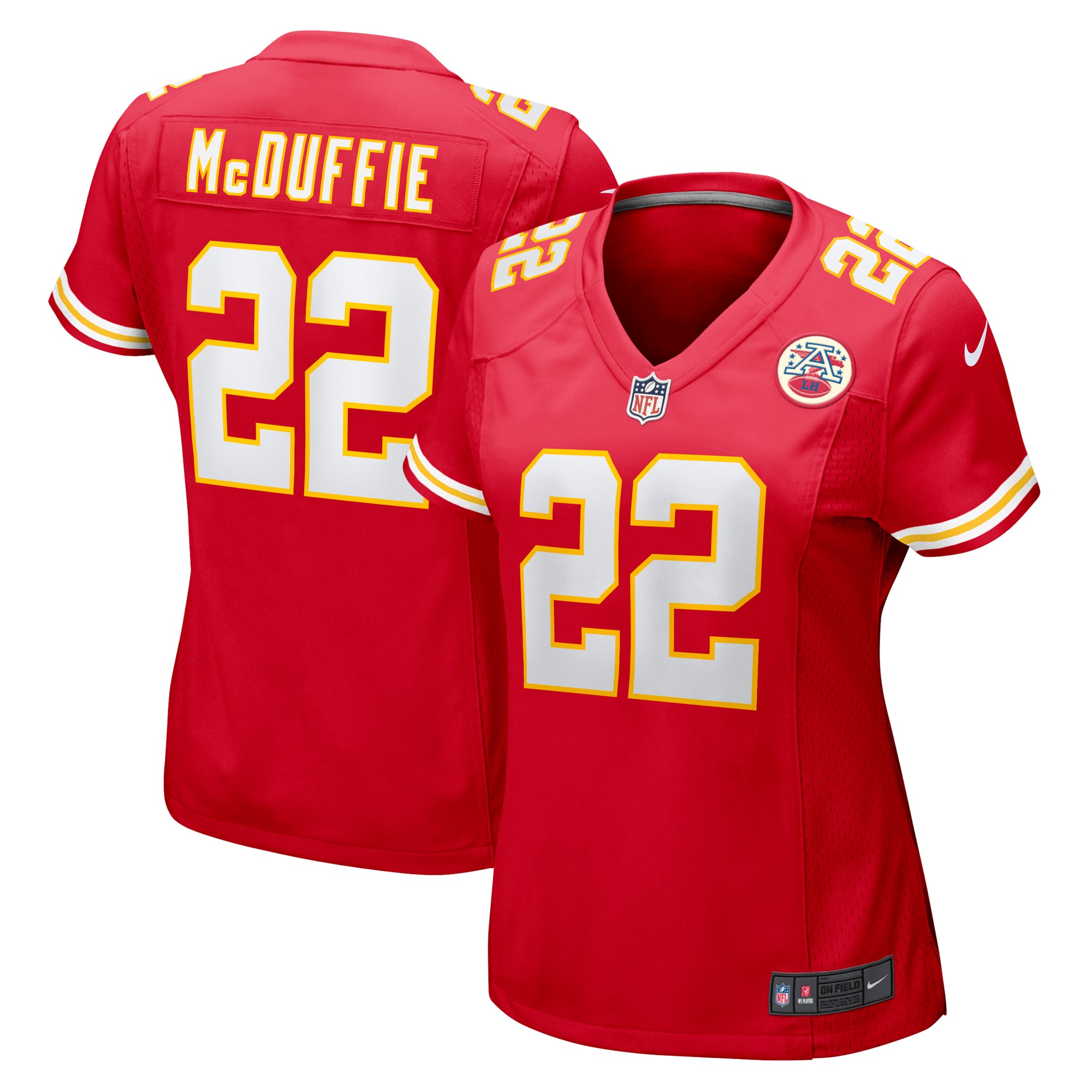 Trent McDuffie Kansas City Chiefs Women's Game Jersey – Red