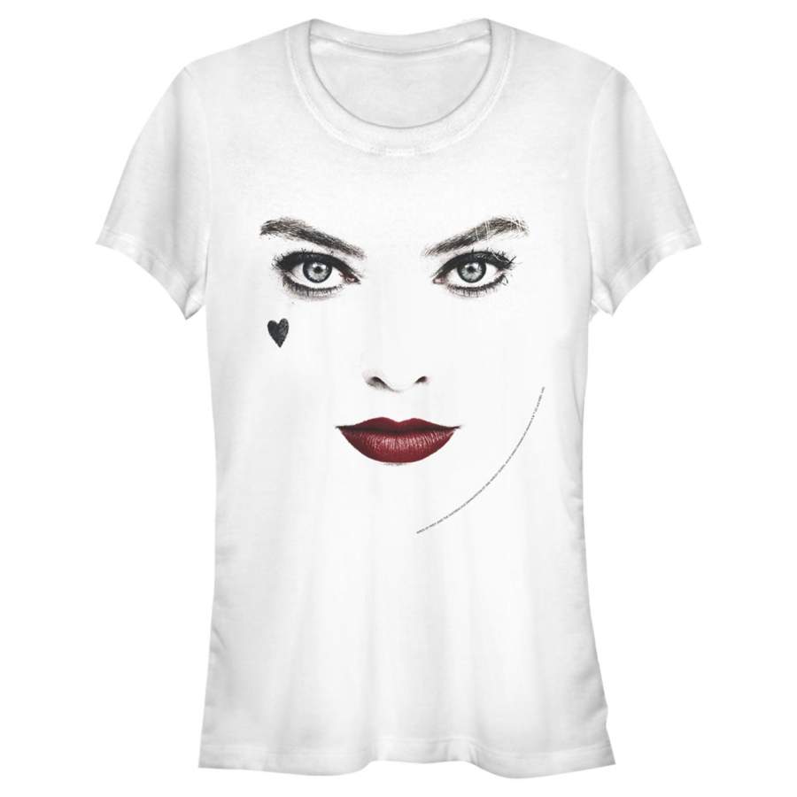 Birds of Prey Junior’s Harley Quinn Close Up  T Shirt