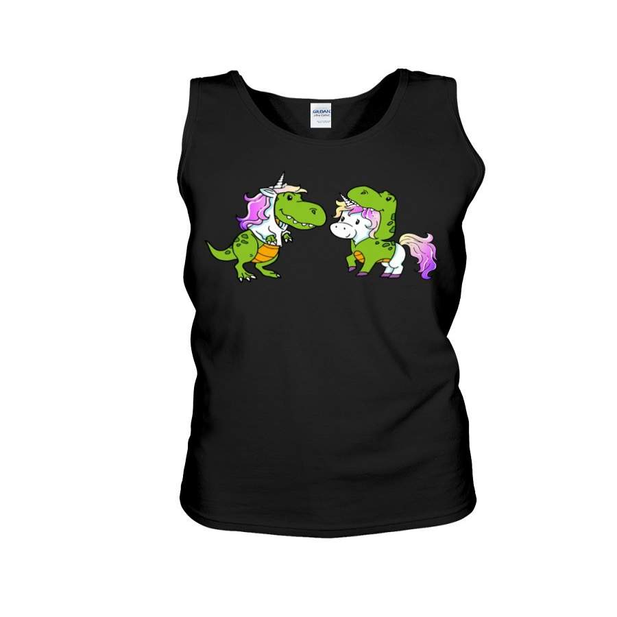 Unicorn Dinosaur Custom Design For Animal Lovers Unisex Tank Top