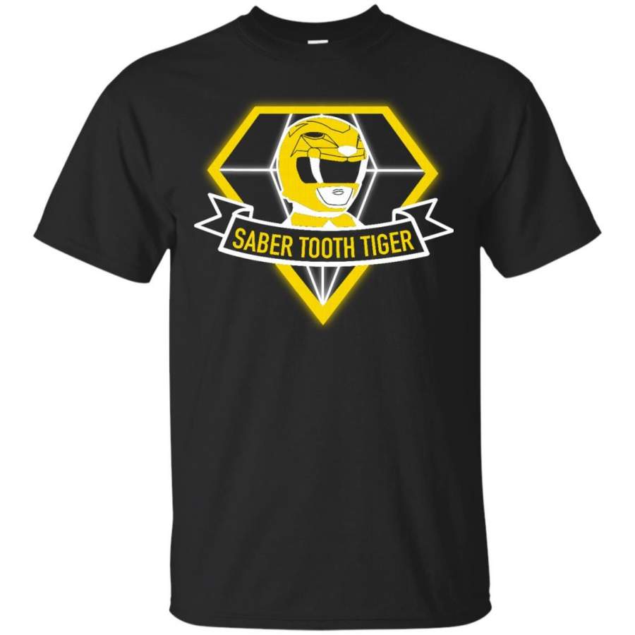 YELLOW RANGER – Sabertooth tiger T Shirt & Hoodie