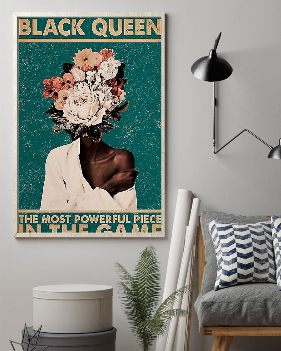 Black Queen The Most Powerful Piece Poster Wall Art Cool Poster Home Decor No Frame