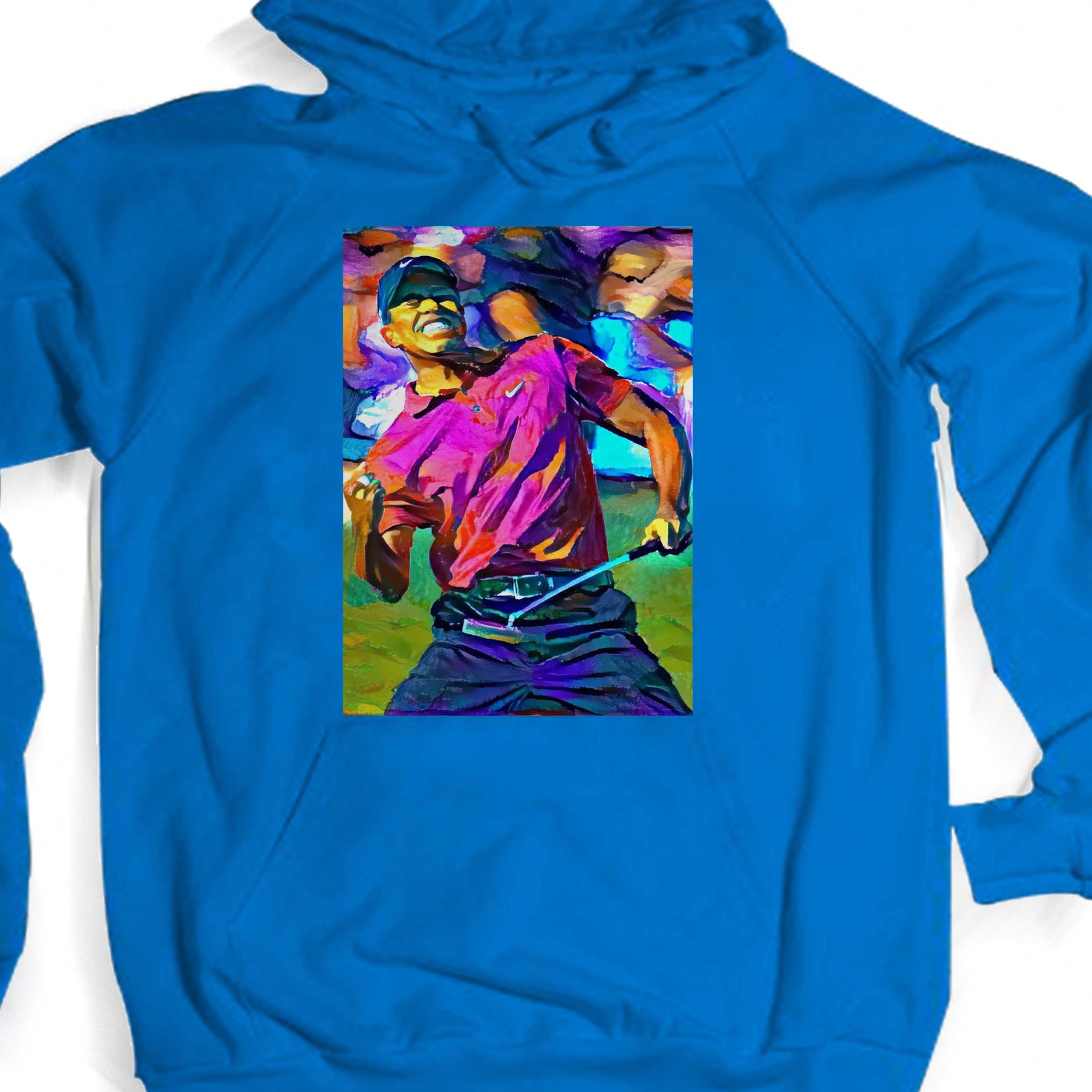 Tiger Woods Smile Art Unisex Hoodie