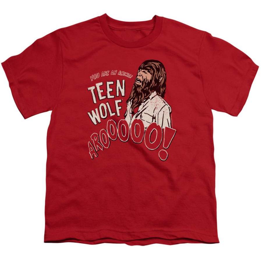 Teen Wolf Animal Youth T-Shirt (Ages 8-12)