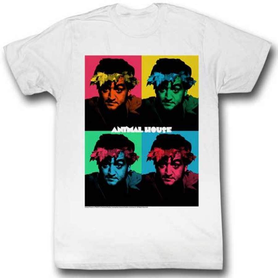 ANIMAL HOUSE-WARHOL-WHITE ADULT S/S T-SHIRT