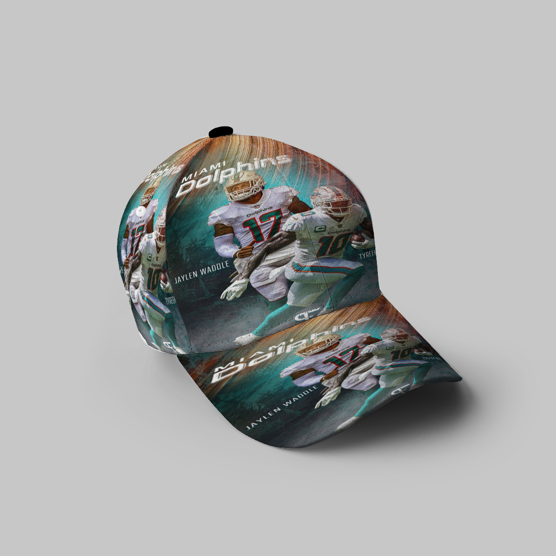 Miami Dolphins Players2 3D Printing Baseball Cap Classic Hat