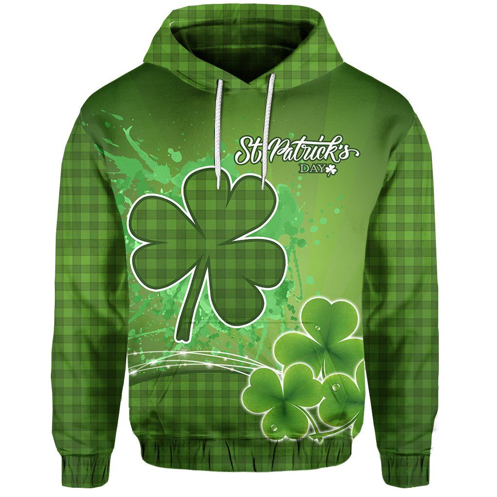 (Custom Personalised) Happy Saint Patrick’s Day Hoodie Shamrock K13