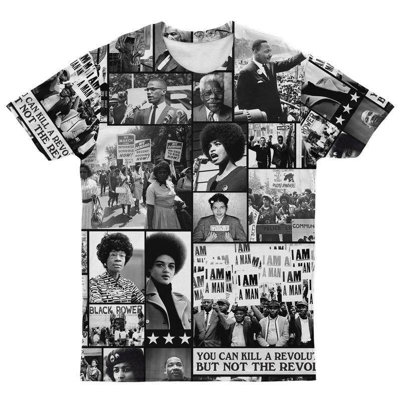 Black Power Images Aop T-Shirt