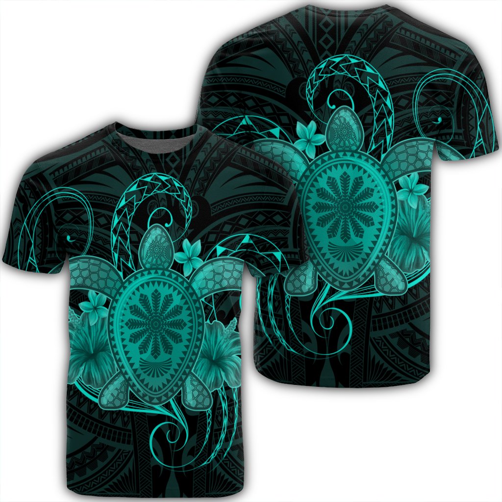 Hawaiian Turtle Hibiscus Polynesian Full Style Turquoise Ah Ha57833