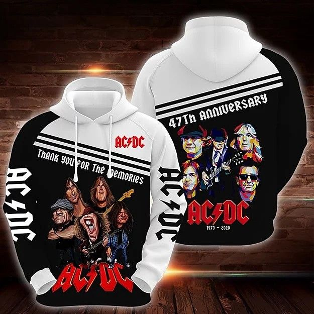 Ac Dc Classic Rock Band All Over Printed Hoodie