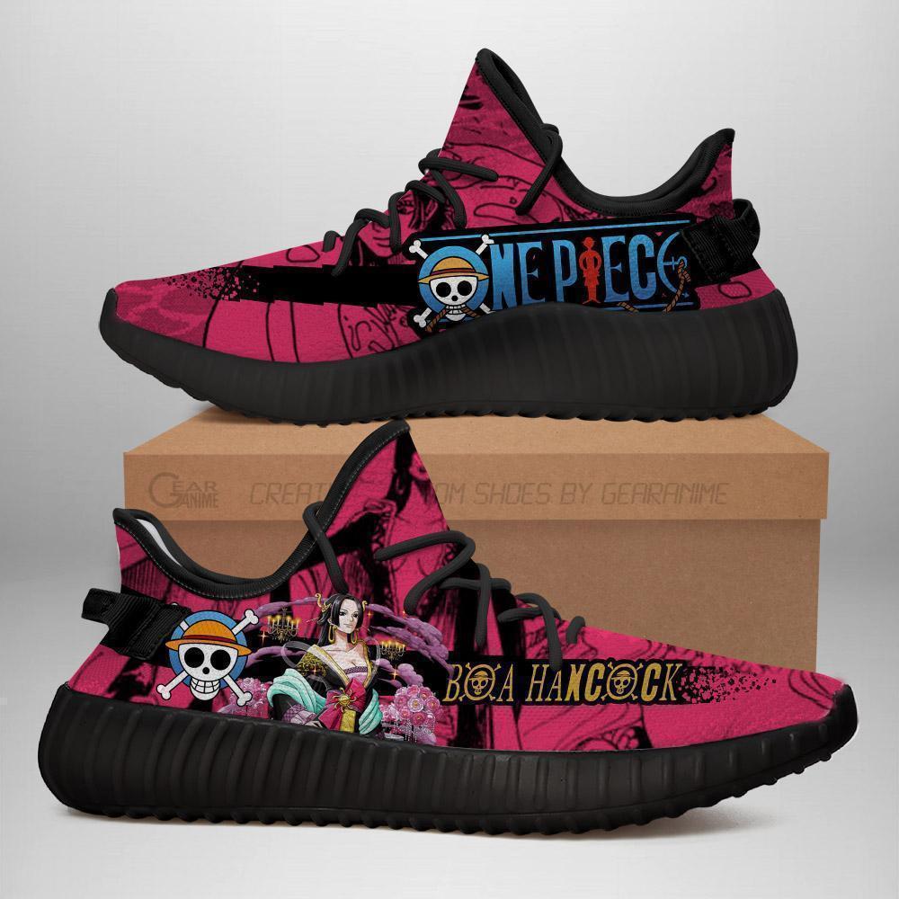 Boa Hancock Yeezy Shoes One Piece Anime Shoes Fan Gift TT04