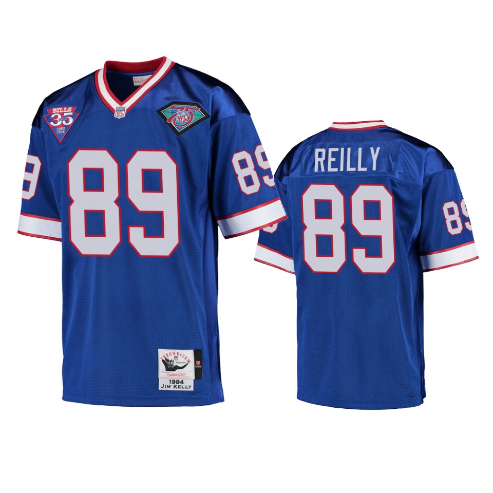 Buffalo Bills Brandon Reilly Royal Vintage Replica Jersey – Men