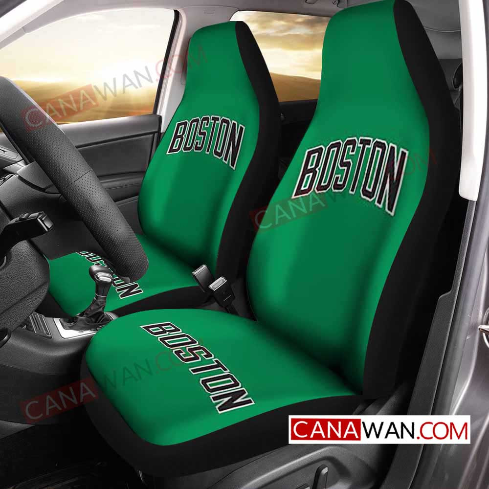 Boston Celtics Style123 3D Customized Personalized Car Seat Cover