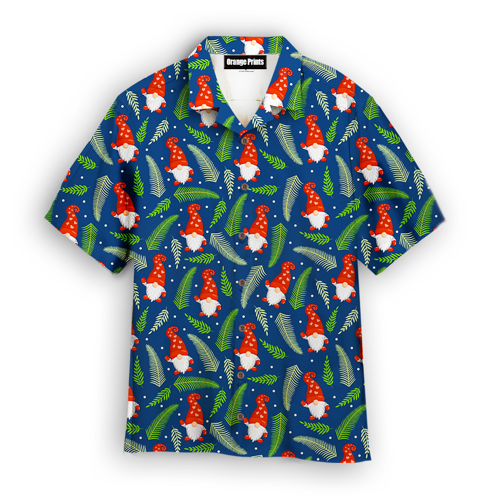 Merry Christmas And With Gnomes Hawaii Shirt For Men Women Ha868