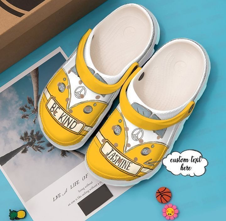 Hippie Personalized Car Crocs Clog Shoes