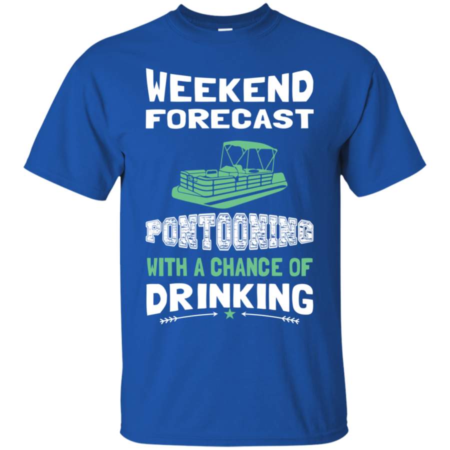 AGR Men’s Weekend Shirt Weekend Forecast Pontooning Tshirt