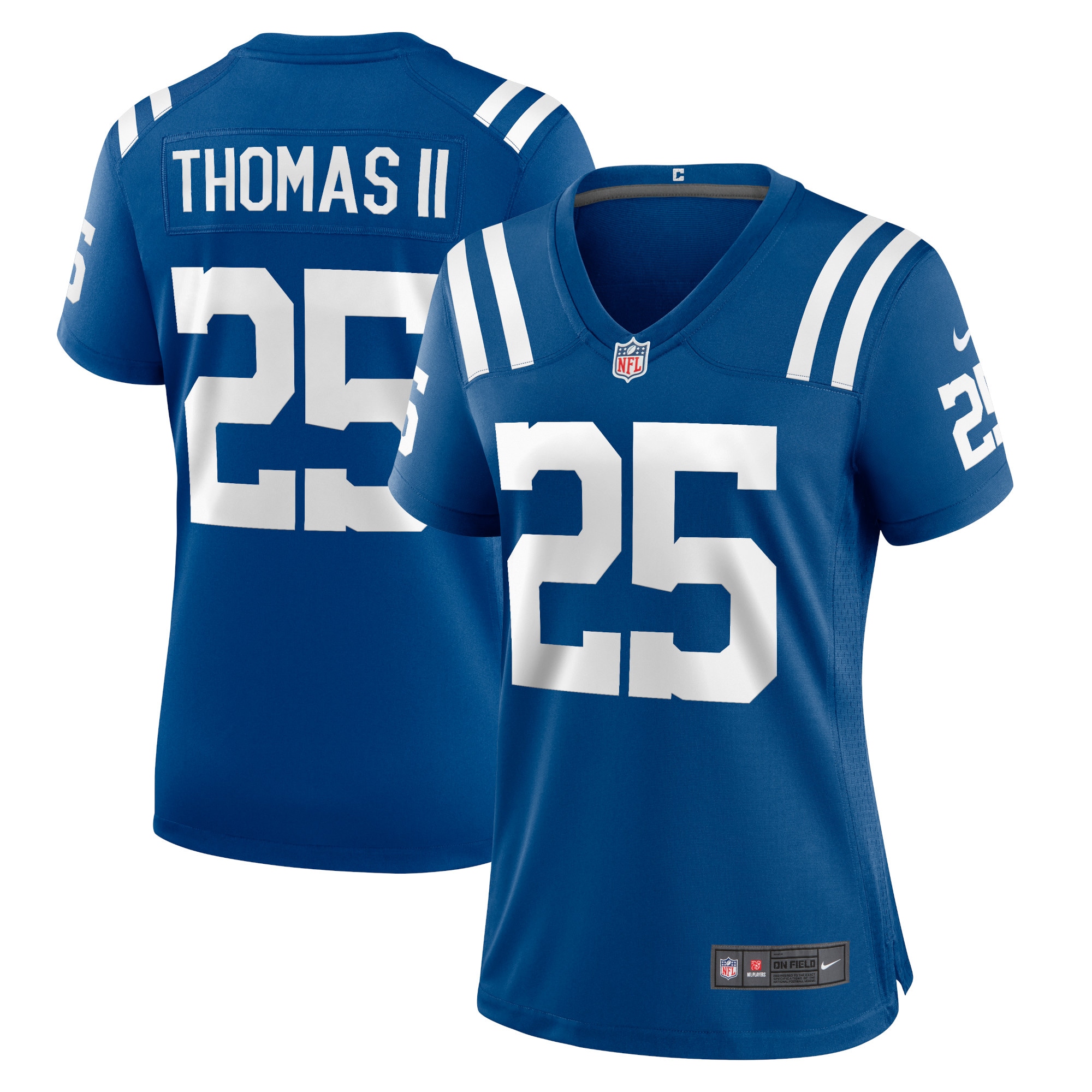 Rodney Thomas II Indianapolis Colts Women's Game Player Jersey – Royal