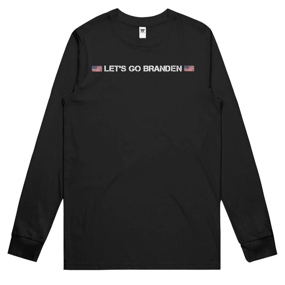 Let’S Go Braden Brandon Us Flag Tee Funny Trendy Sarcastic Gift Long Sleeve T Shirts