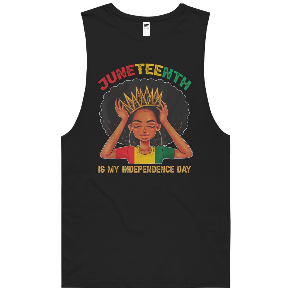 Juneteenth Shirt, Juneteenth Tank Top, Juneteenth Tee Shirts, Juneteenth Is My Independence Day – Black Girl Black Queen Tank Top