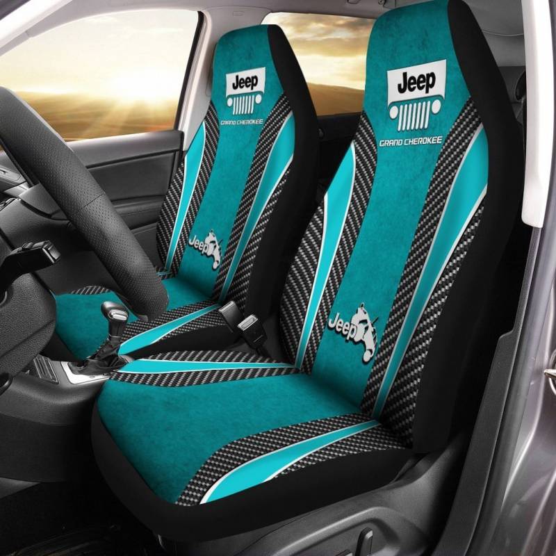 Jeep Grand Cherokee NCT Car Seat Cover (Set of 2) Ver 1 (Blue Jade)