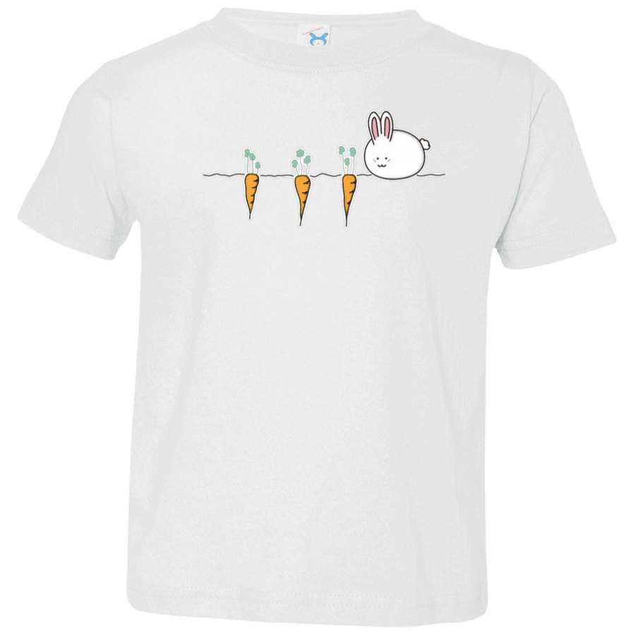 Kawaii Rabbit and Carrots Toddler Premium T-Shirt