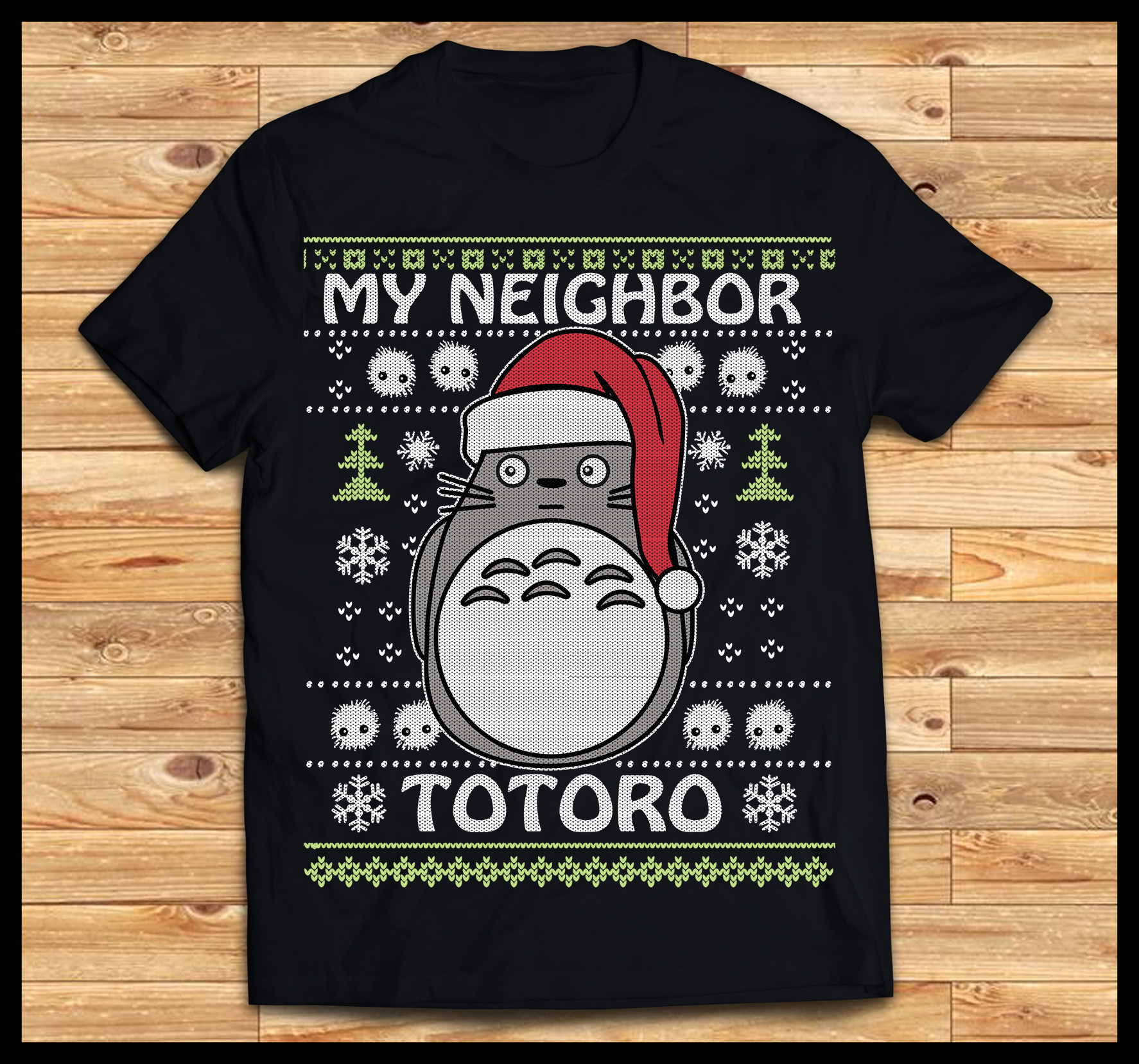 Totoro Christmas Sweater Thanksgiving Day 2022 Gift