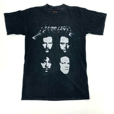 Vintage Metallica Historic Dates Tour T-shirt Single Stitch S/m 6009