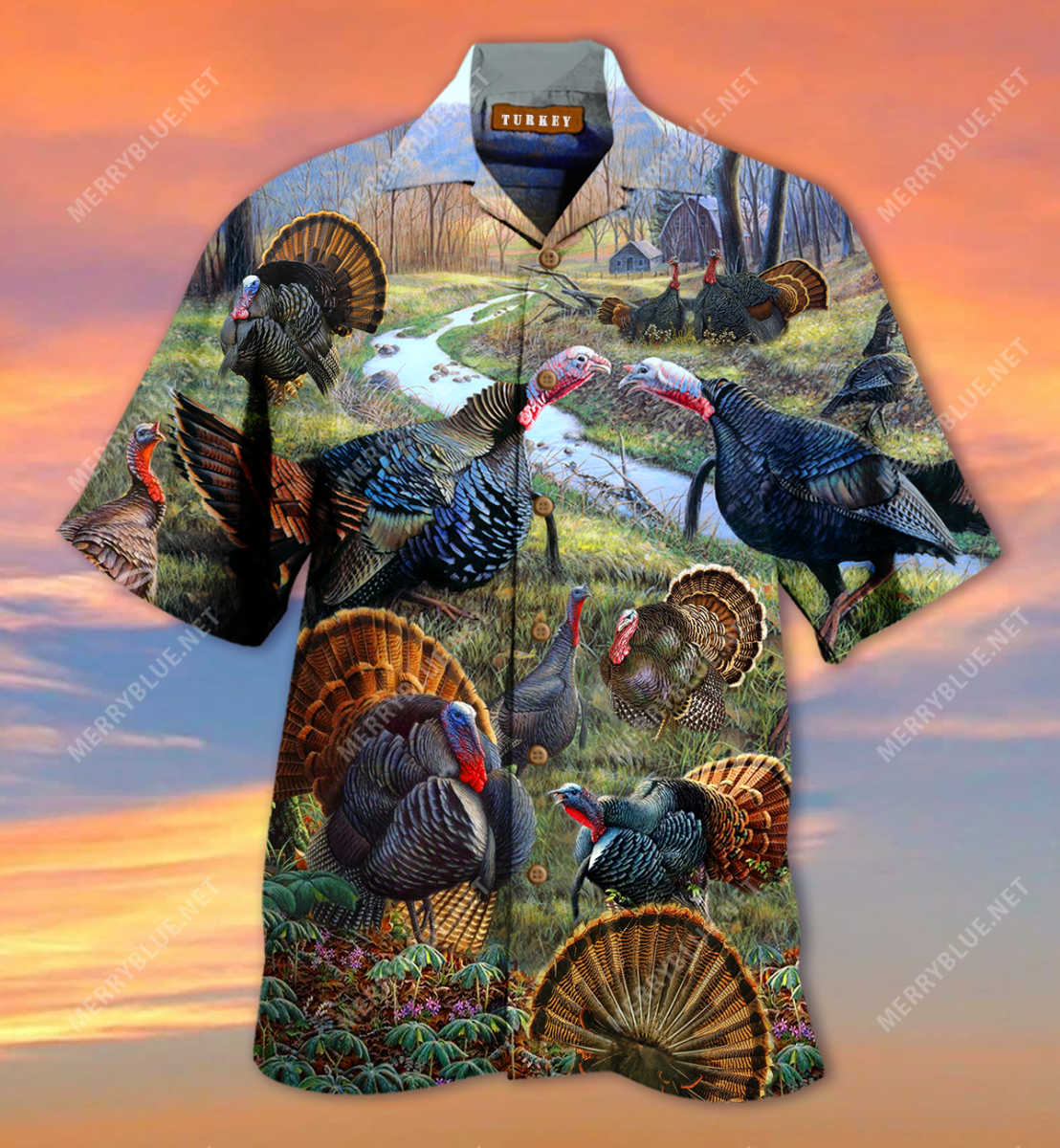 Wild Turkey In Spring Hawaii Shirt Ha65204