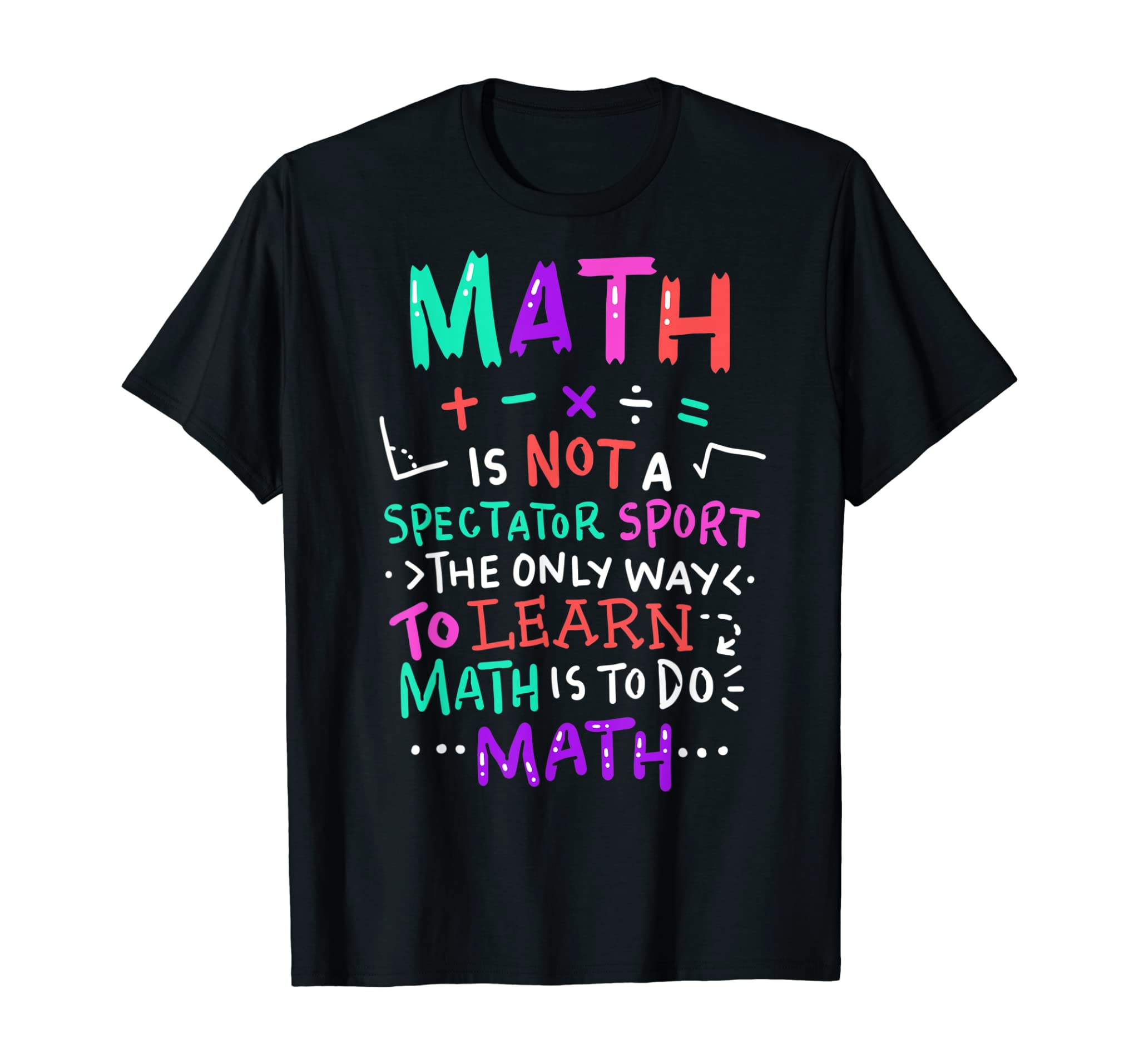 Math Teacher Mathematical Symbol Cute Gift T-Shirt