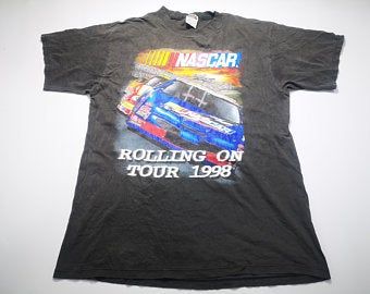 Vintage Nascar Rolling On Tour 1998’s T-shirt 7745