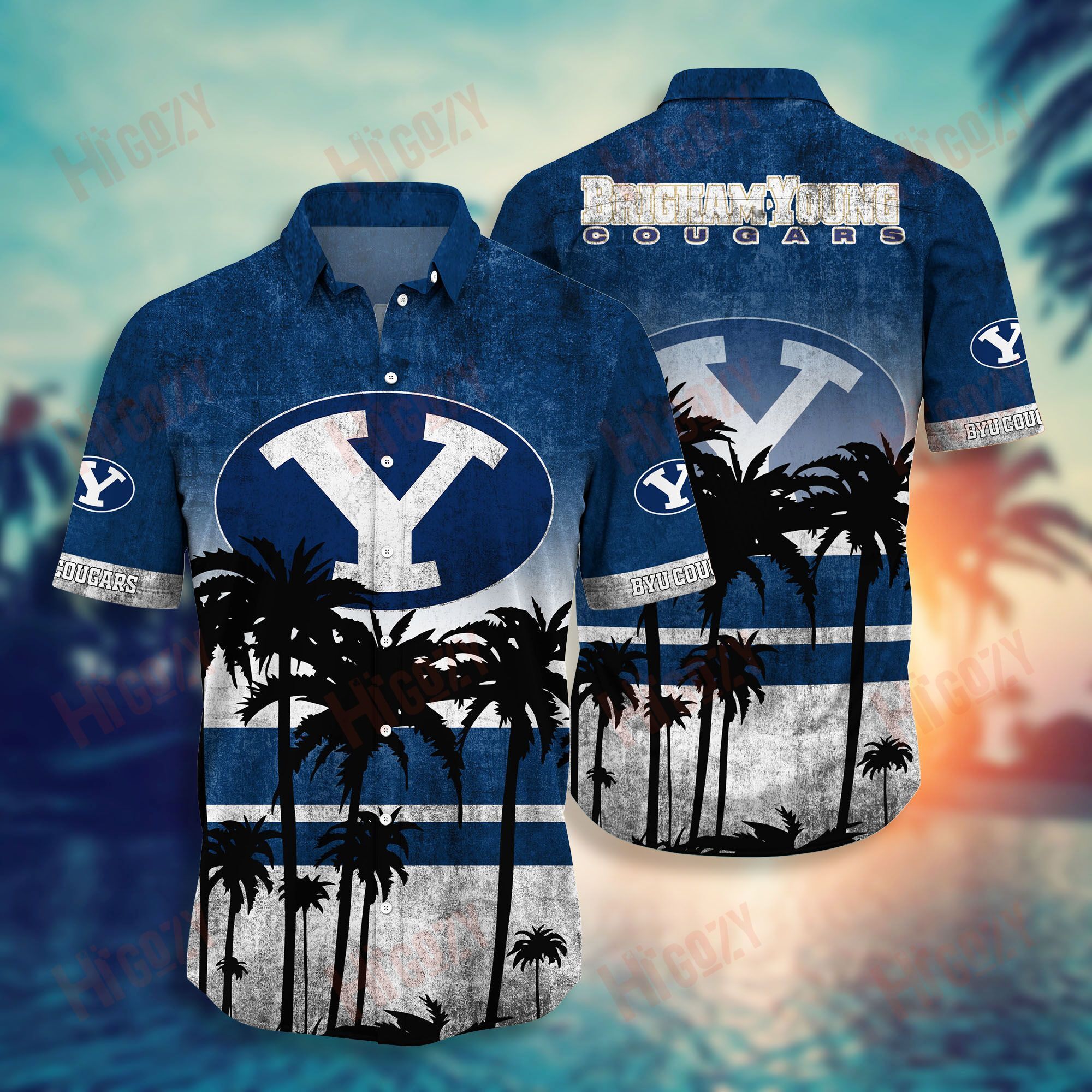 Byu Cougars Hawaiian Shirt Short Style Hot Trending Summer Ha71129