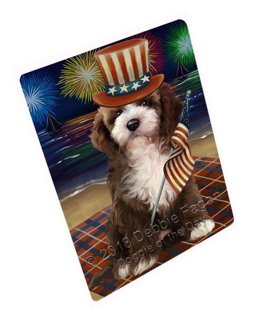 4Th Of July Independence Day Firework Cockapoo Dog Blanket Blnkt85026