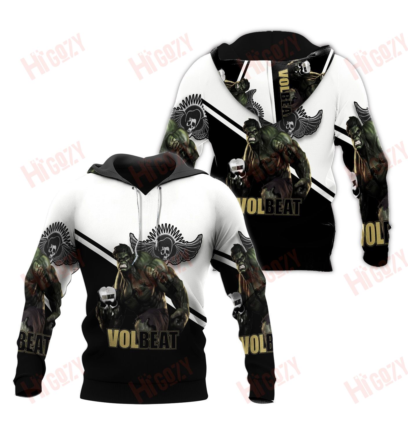 Volbeat Band 3D Hoodies Clothing Store Zip Hoodie Cool Hoodies, Hoodies For Women/ For Men – Nh354